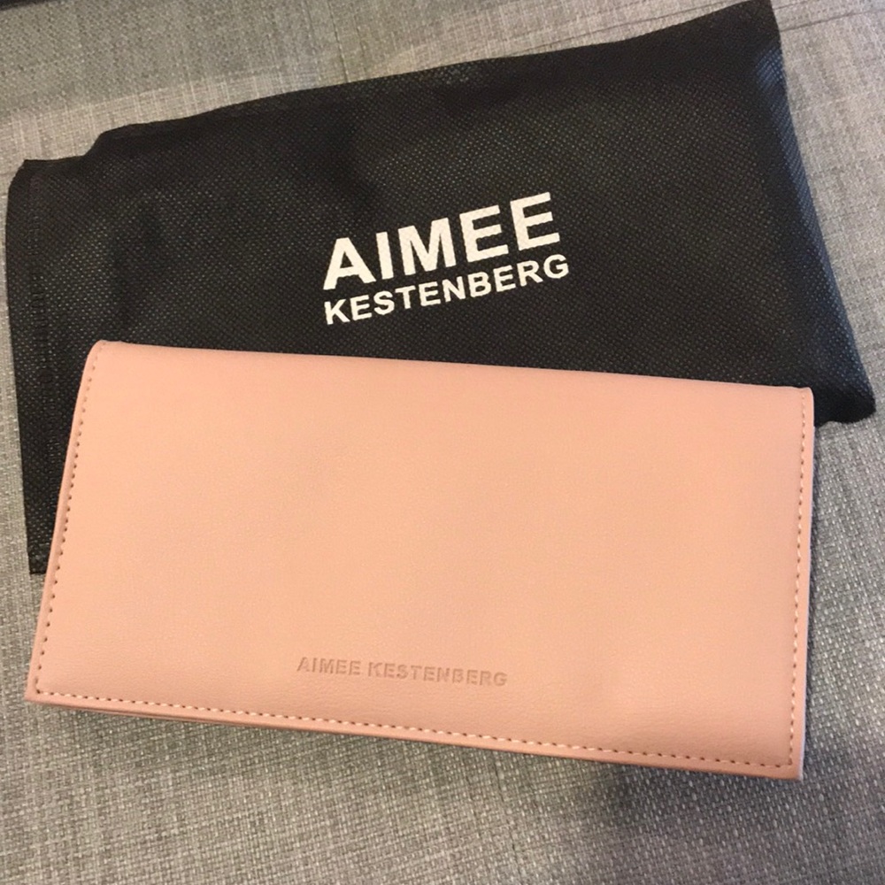 NWOT Aimee Kestenberg soft pink wallet! 💖